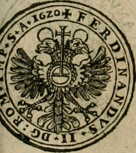 An illustration from Ordonnancie ende instructie naer de welcke voort-aen hen moeten reguleren die ghesworen wisselaers ofte collecteurs vande goude ende silvere penningen, wesende verboden, gheschroyt, te licht oft te seer versleten, ende oversulex verclaert ende ghehouden voor billoen, daer toe geoommitteert om de selve te leveren inde munten van Sijne Majesteyt, ende al daer bekeert te worden in penninghen van hunnen slaghe, 1633, leaf 176