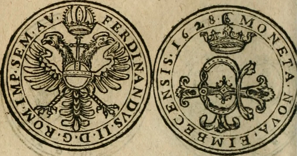 An illustration from Ordonnancie ende instructie naer de welcke voort-aen hen moeten reguleren die ghesworen wisselaers ofte collecteurs vande goude ende silvere penningen, wesende verboden, gheschroyt, te licht oft te seer versleten, ende oversulex verclaert ende ghehouden voor billoen, daer toe geoommitteert om de selve te leveren inde munten van Sijne Majesteyt, ende al daer bekeert te worden in penninghen van hunnen slaghe, 1633, leaf 179