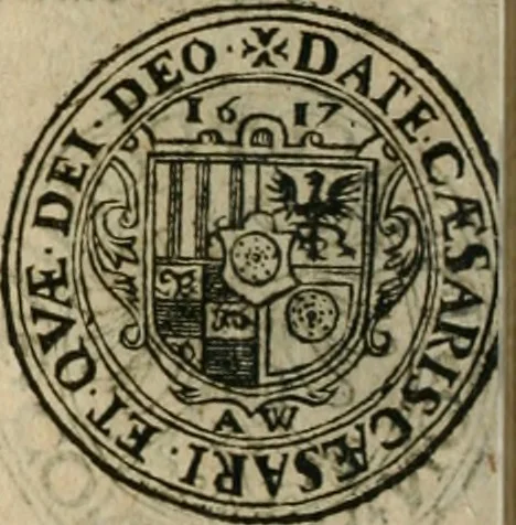 An illustration from Ordonnancie ende instructie naer de welcke voort-aen hen moeten reguleren die ghesworen wisselaers ofte collecteurs vande goude ende silvere penningen, wesende verboden, gheschroyt, te licht oft te seer versleten, ende oversulex verclaert ende ghehouden voor billoen, daer toe geoommitteert om de selve te leveren inde munten van Sijne Majesteyt, ende al daer bekeert te worden in penninghen van hunnen slaghe, 1633, leaf 179