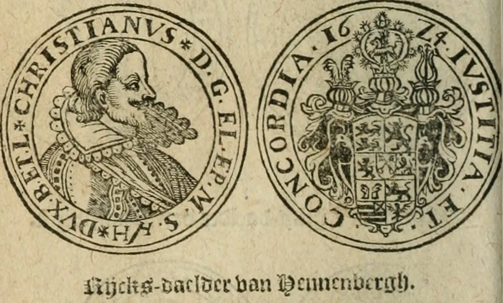 An illustration from Ordonnancie ende instructie naer de welcke voort-aen hen moeten reguleren die ghesworen wisselaers ofte collecteurs vande goude ende silvere penningen, wesende verboden, gheschroyt, te licht oft te seer versleten, ende oversulex verclaert ende ghehouden voor billoen, daer toe geoommitteert om de selve te leveren inde munten van Sijne Majesteyt, ende al daer bekeert te worden in penninghen van hunnen slaghe, 1633, leaf 183