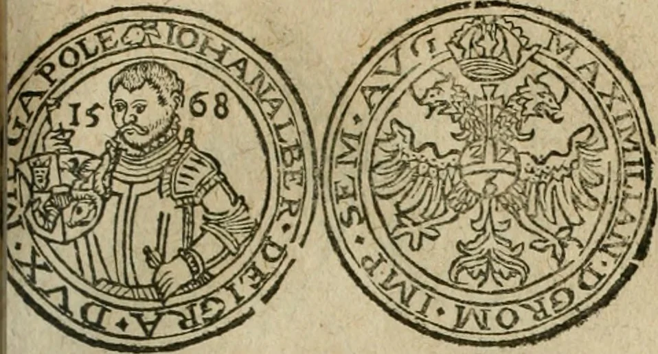An illustration from Ordonnancie ende instructie naer de welcke voort-aen hen moeten reguleren die ghesworen wisselaers ofte collecteurs vande goude ende silvere penningen, wesende verboden, gheschroyt, te licht oft te seer versleten, ende oversulex verclaert ende ghehouden voor billoen, daer toe geoommitteert om de selve te leveren inde munten van Sijne Majesteyt, ende al daer bekeert te worden in penninghen van hunnen slaghe, 1633, leaf 184