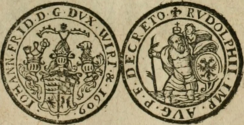 An illustration from Ordonnancie ende instructie naer de welcke voort-aen hen moeten reguleren die ghesworen wisselaers ofte collecteurs vande goude ende silvere penningen, wesende verboden, gheschroyt, te licht oft te seer versleten, ende oversulex verclaert ende ghehouden voor billoen, daer toe geoommitteert om de selve te leveren inde munten van Sijne Majesteyt, ende al daer bekeert te worden in penninghen van hunnen slaghe, 1633, leaf 184
