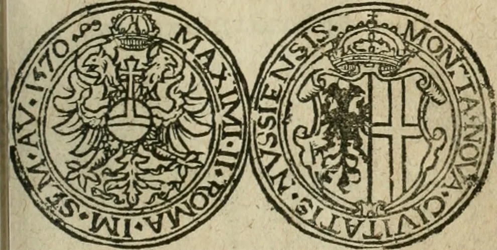 An illustration from Ordonnancie ende instructie naer de welcke voort-aen hen moeten reguleren die ghesworen wisselaers ofte collecteurs vande goude ende silvere penningen, wesende verboden, gheschroyt, te licht oft te seer versleten, ende oversulex verclaert ende ghehouden voor billoen, daer toe geoommitteert om de selve te leveren inde munten van Sijne Majesteyt, ende al daer bekeert te worden in penninghen van hunnen slaghe, 1633, leaf 186