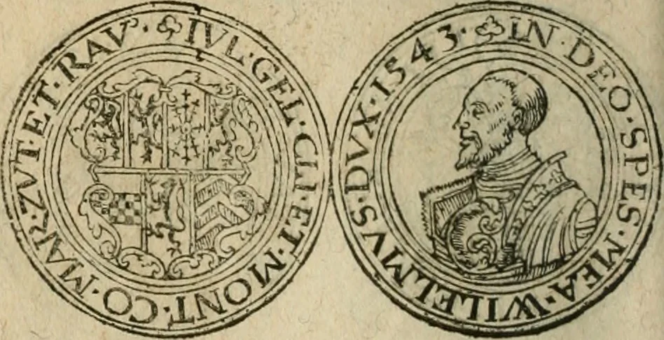 An illustration from Ordonnancie ende instructie naer de welcke voort-aen hen moeten reguleren die ghesworen wisselaers ofte collecteurs vande goude ende silvere penningen, wesende verboden, gheschroyt, te licht oft te seer versleten, ende oversulex verclaert ende ghehouden voor billoen, daer toe geoommitteert om de selve te leveren inde munten van Sijne Majesteyt, ende al daer bekeert te worden in penninghen van hunnen slaghe, 1633, leaf 189