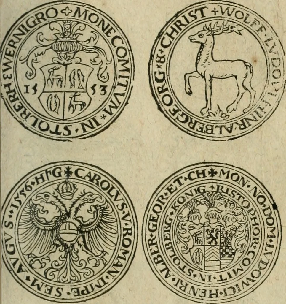 An illustration from Ordonnancie ende instructie naer de welcke voort-aen hen moeten reguleren die ghesworen wisselaers ofte collecteurs vande goude ende silvere penningen, wesende verboden, gheschroyt, te licht oft te seer versleten, ende oversulex verclaert ende ghehouden voor billoen, daer toe geoommitteert om de selve te leveren inde munten van Sijne Majesteyt, ende al daer bekeert te worden in penninghen van hunnen slaghe, 1633, leaf 190