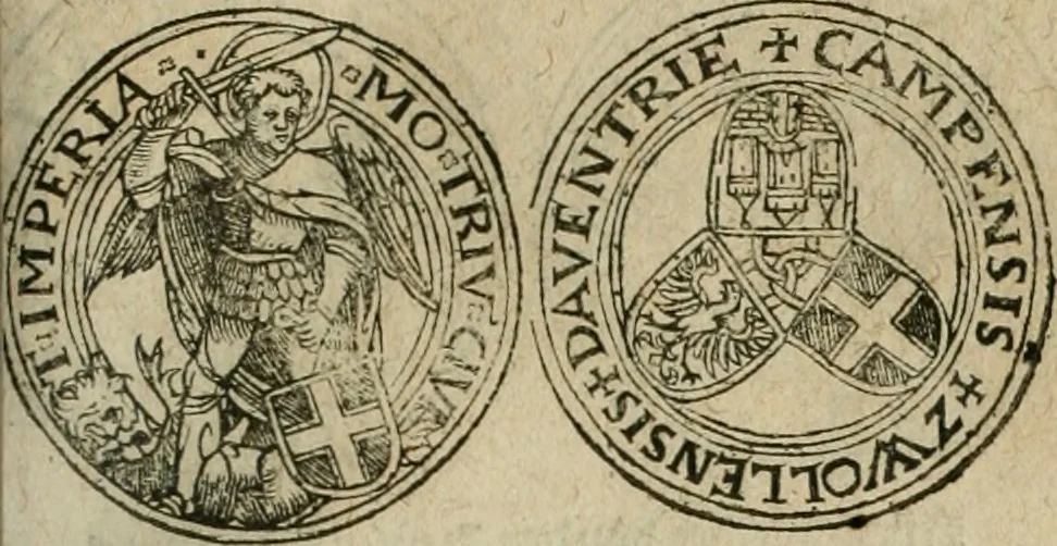 An illustration from Ordonnancie ende instructie naer de welcke voort-aen hen moeten reguleren die ghesworen wisselaers ofte collecteurs vande goude ende silvere penningen, wesende verboden, gheschroyt, te licht oft te seer versleten, ende oversulex verclaert ende ghehouden voor billoen, daer toe geoommitteert om de selve te leveren inde munten van Sijne Majesteyt, ende al daer bekeert te worden in penninghen van hunnen slaghe, 1633, leaf 192