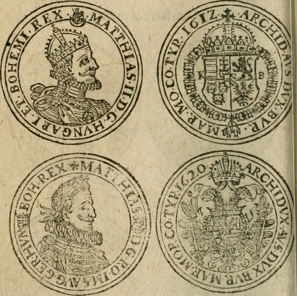 An illustration from Ordonnancie ende instructie naer de welcke voort-aen hen moeten reguleren die ghesworen wisselaers ofte collecteurs vande goude ende silvere penningen, wesende verboden, gheschroyt, te licht oft te seer versleten, ende oversulex verclaert ende ghehouden voor billoen, daer toe geoommitteert om de selve te leveren inde munten van Sijne Majesteyt, ende al daer bekeert te worden in penninghen van hunnen slaghe, 1633, leaf 193