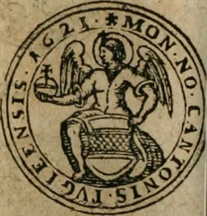 An illustration from Ordonnancie ende instructie naer de welcke voort-aen hen moeten reguleren die ghesworen wisselaers ofte collecteurs vande goude ende silvere penningen, wesende verboden, gheschroyt, te licht oft te seer versleten, ende oversulex verclaert ende ghehouden voor billoen, daer toe geoommitteert om de selve te leveren inde munten van Sijne Majesteyt, ende al daer bekeert te worden in penninghen van hunnen slaghe, 1633, leaf 199