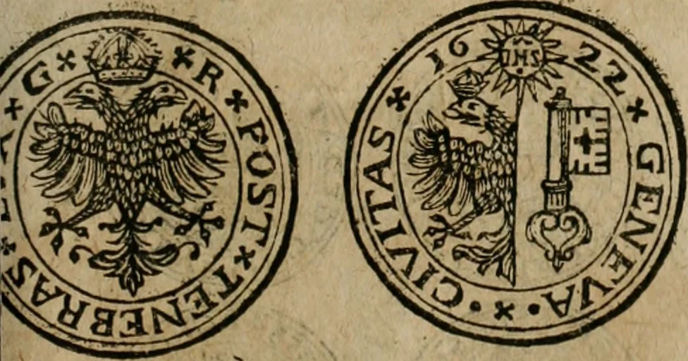 An illustration from Ordonnancie ende instructie naer de welcke voort-aen hen moeten reguleren die ghesworen wisselaers ofte collecteurs vande goude ende silvere penningen, wesende verboden, gheschroyt, te licht oft te seer versleten, ende oversulex verclaert ende ghehouden voor billoen, daer toe geoommitteert om de selve te leveren inde munten van Sijne Majesteyt, ende al daer bekeert te worden in penninghen van hunnen slaghe, 1633, leaf 200