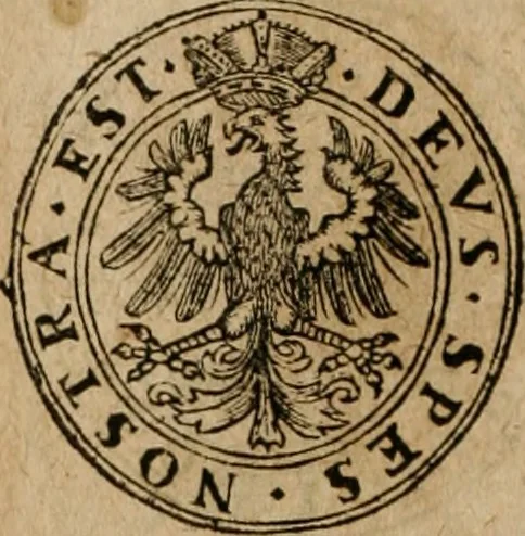 An illustration from Ordonnancie ende instructie naer de welcke voort-aen hen moeten reguleren die ghesworen wisselaers ofte collecteurs vande goude ende silvere penningen, wesende verboden, gheschroyt, te licht oft te seer versleten, ende oversulex verclaert ende ghehouden voor billoen, daer toe geoommitteert om de selve te leveren inde munten van Sijne Majesteyt, ende al daer bekeert te worden in penninghen van hunnen slaghe, 1633, leaf 201
