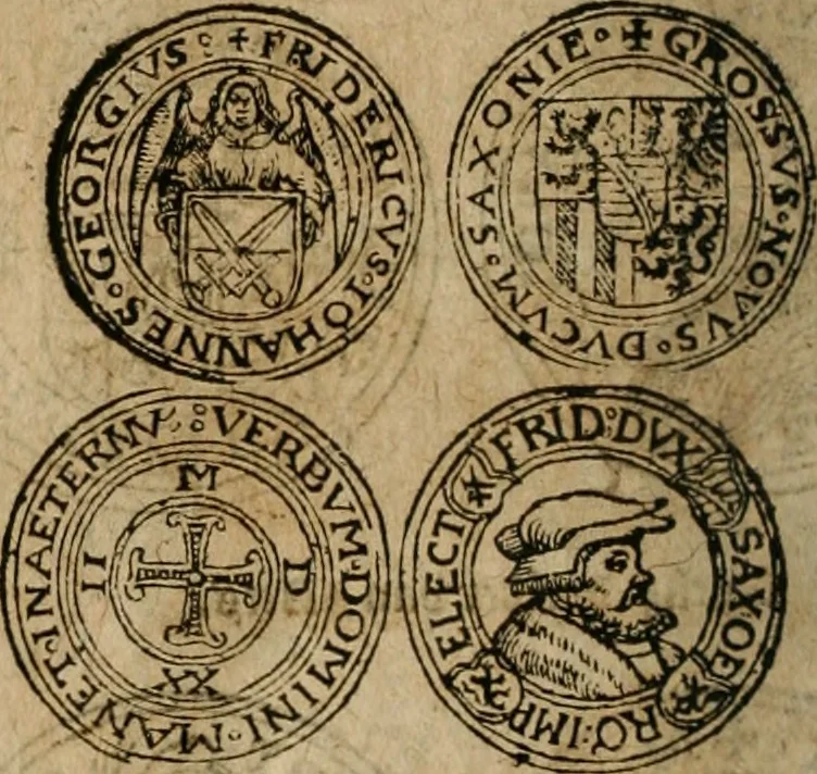 An illustration from Ordonnancie ende instructie naer de welcke voort-aen hen moeten reguleren die ghesworen wisselaers ofte collecteurs vande goude ende silvere penningen, wesende verboden, gheschroyt, te licht oft te seer versleten, ende oversulex verclaert ende ghehouden voor billoen, daer toe geoommitteert om de selve te leveren inde munten van Sijne Majesteyt, ende al daer bekeert te worden in penninghen van hunnen slaghe, 1633, leaf 201