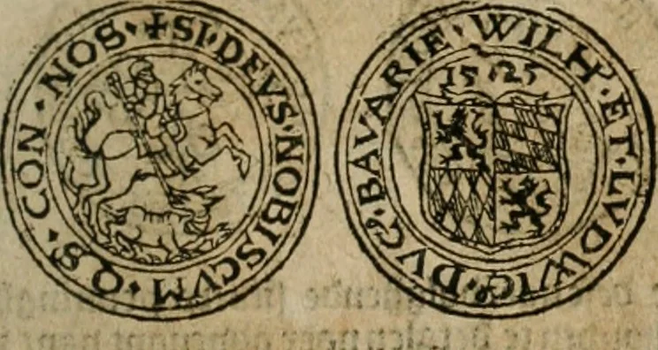 An illustration from Ordonnancie ende instructie naer de welcke voort-aen hen moeten reguleren die ghesworen wisselaers ofte collecteurs vande goude ende silvere penningen, wesende verboden, gheschroyt, te licht oft te seer versleten, ende oversulex verclaert ende ghehouden voor billoen, daer toe geoommitteert om de selve te leveren inde munten van Sijne Majesteyt, ende al daer bekeert te worden in penninghen van hunnen slaghe, 1633, leaf 202