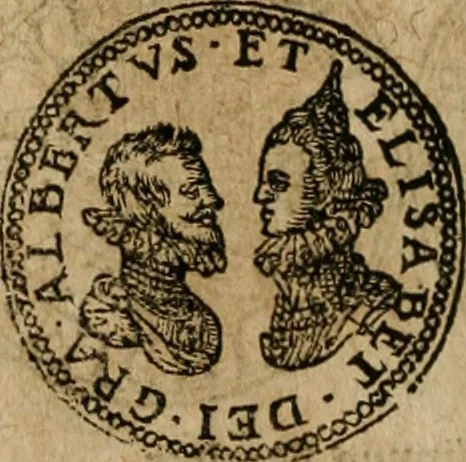 An illustration from Ordonnancie ende instructie naer de welcke voort-aen hen moeten reguleren die ghesworen wisselaers ofte collecteurs vande goude ende silvere penningen, wesende verboden, gheschroyt, te licht oft te seer versleten, ende oversulex verclaert ende ghehouden voor billoen, daer toe geoommitteert om de selve te leveren inde munten van Sijne Majesteyt, ende al daer bekeert te worden in penninghen van hunnen slaghe, 1633, leaf 205