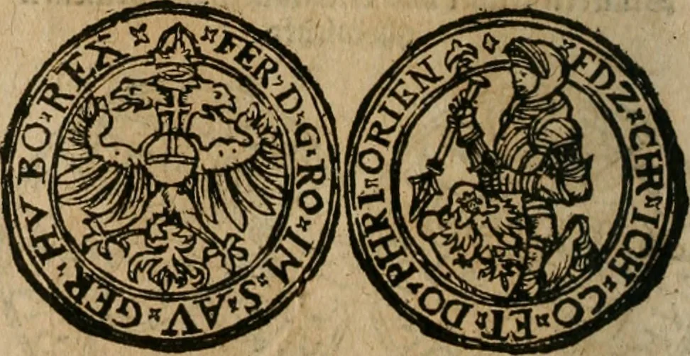 An illustration from Ordonnancie ende instructie naer de welcke voort-aen hen moeten reguleren die ghesworen wisselaers ofte collecteurs vande goude ende silvere penningen, wesende verboden, gheschroyt, te licht oft te seer versleten, ende oversulex verclaert ende ghehouden voor billoen, daer toe geoommitteert om de selve te leveren inde munten van Sijne Majesteyt, ende al daer bekeert te worden in penninghen van hunnen slaghe, 1633, leaf 207