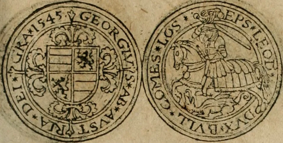 An illustration from Ordonnancie ende instructie naer de welcke voort-aen hen moeten reguleren die ghesworen wisselaers ofte collecteurs vande goude ende silvere penningen, wesende verboden, gheschroyt, te licht oft te seer versleten, ende oversulex verclaert ende ghehouden voor billoen, daer toe geoommitteert om de selve te leveren inde munten van Sijne Majesteyt, ende al daer bekeert te worden in penninghen van hunnen slaghe, 1633, leaf 208