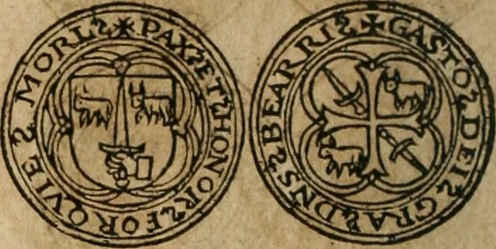 An illustration from Ordonnancie ende instructie naer de welcke voort-aen hen moeten reguleren die ghesworen wisselaers ofte collecteurs vande goude ende silvere penningen, wesende verboden, gheschroyt, te licht oft te seer versleten, ende oversulex verclaert ende ghehouden voor billoen, daer toe geoommitteert om de selve te leveren inde munten van Sijne Majesteyt, ende al daer bekeert te worden in penninghen van hunnen slaghe, 1633, leaf 213