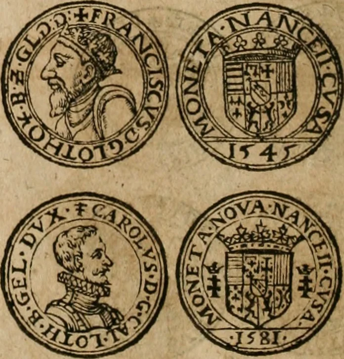 An illustration from Ordonnancie ende instructie naer de welcke voort-aen hen moeten reguleren die ghesworen wisselaers ofte collecteurs vande goude ende silvere penningen, wesende verboden, gheschroyt, te licht oft te seer versleten, ende oversulex verclaert ende ghehouden voor billoen, daer toe geoommitteert om de selve te leveren inde munten van Sijne Majesteyt, ende al daer bekeert te worden in penninghen van hunnen slaghe, 1633, leaf 213
