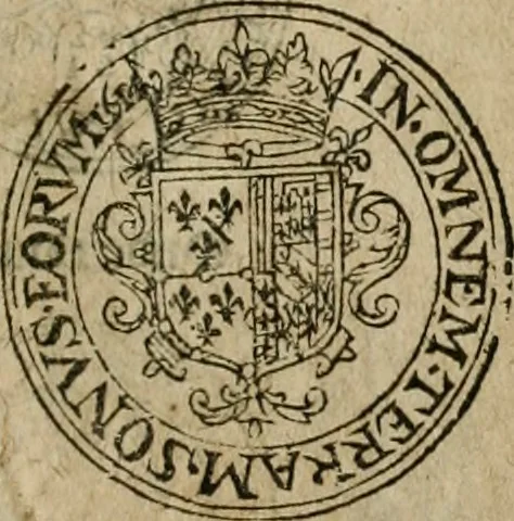 An illustration from Ordonnancie ende instructie naer de welcke voort-aen hen moeten reguleren die ghesworen wisselaers ofte collecteurs vande goude ende silvere penningen, wesende verboden, gheschroyt, te licht oft te seer versleten, ende oversulex verclaert ende ghehouden voor billoen, daer toe geoommitteert om de selve te leveren inde munten van Sijne Majesteyt, ende al daer bekeert te worden in penninghen van hunnen slaghe, 1633, leaf 216