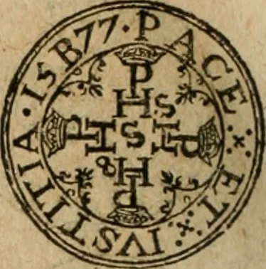 An illustration from Ordonnancie ende instructie naer de welcke voort-aen hen moeten reguleren die ghesworen wisselaers ofte collecteurs vande goude ende silvere penningen, wesende verboden, gheschroyt, te licht oft te seer versleten, ende oversulex verclaert ende ghehouden voor billoen, daer toe geoommitteert om de selve te leveren inde munten van Sijne Majesteyt, ende al daer bekeert te worden in penninghen van hunnen slaghe, 1633, leaf 219