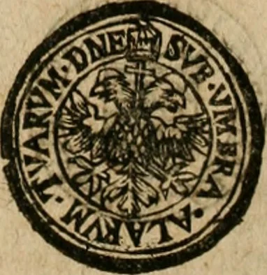 An illustration from Ordonnancie ende instructie naer de welcke voort-aen hen moeten reguleren die ghesworen wisselaers ofte collecteurs vande goude ende silvere penningen, wesende verboden, gheschroyt, te licht oft te seer versleten, ende oversulex verclaert ende ghehouden voor billoen, daer toe geoommitteert om de selve te leveren inde munten van Sijne Majesteyt, ende al daer bekeert te worden in penninghen van hunnen slaghe, 1633, leaf 223
