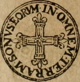 An illustration from Ordonnancie ende instructie naer de welcke voort-aen hen moeten reguleren die ghesworen wisselaers ofte collecteurs vande goude ende silvere penningen, wesende verboden, gheschroyt, te licht oft te seer versleten, ende oversulex verclaert ende ghehouden voor billoen, daer toe geoommitteert om de selve te leveren inde munten van Sijne Majesteyt, ende al daer bekeert te worden in penninghen van hunnen slaghe, 1633, leaf 227