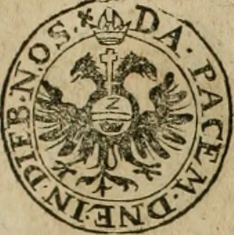 An illustration from Ordonnancie ende instructie naer de welcke voort-aen hen moeten reguleren die ghesworen wisselaers ofte collecteurs vande goude ende silvere penningen, wesende verboden, gheschroyt, te licht oft te seer versleten, ende oversulex verclaert ende ghehouden voor billoen, daer toe geoommitteert om de selve te leveren inde munten van Sijne Majesteyt, ende al daer bekeert te worden in penninghen van hunnen slaghe, 1633, leaf 232