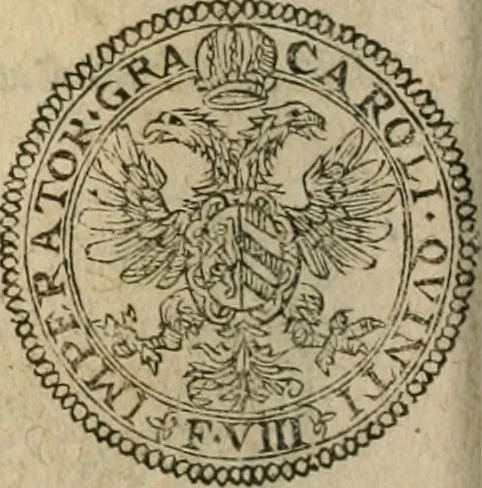 An illustration from Ordonnancie ende instructie naer de welcke voort-aen hen moeten reguleren die ghesworen wisselaers ofte collecteurs vande goude ende silvere penningen, wesende verboden, gheschroyt, te licht oft te seer versleten, ende oversulex verclaert ende ghehouden voor billoen, daer toe geoommitteert om de selve te leveren inde munten van Sijne Majesteyt, ende al daer bekeert te worden in penninghen van hunnen slaghe, 1633, leaf 235