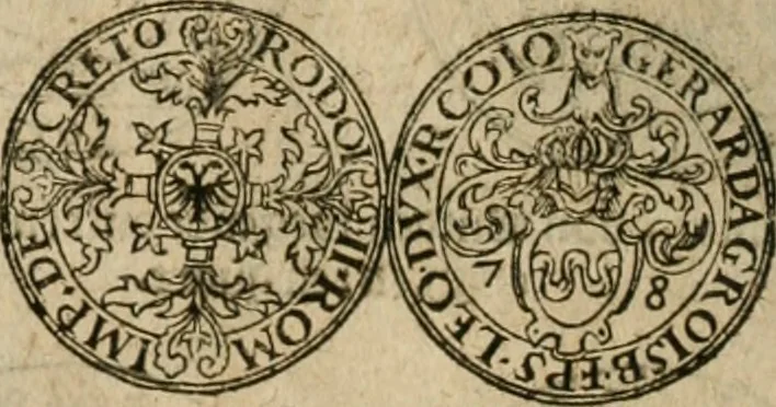 An illustration from Ordonnancie ende instructie naer de welcke voort-aen hen moeten reguleren die ghesworen wisselaers ofte collecteurs vande goude ende silvere penningen, wesende verboden, gheschroyt, te licht oft te seer versleten, ende oversulex verclaert ende ghehouden voor billoen, daer toe geoommitteert om de selve te leveren inde munten van Sijne Majesteyt, ende al daer bekeert te worden in penninghen van hunnen slaghe, 1633, leaf 237