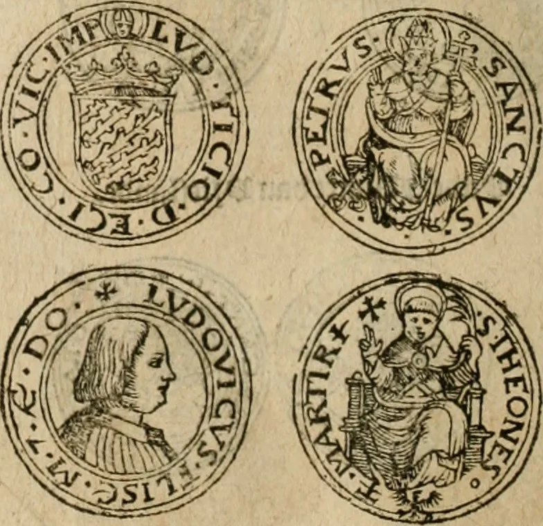 An illustration from Ordonnancie ende instructie naer de welcke voort-aen hen moeten reguleren die ghesworen wisselaers ofte collecteurs vande goude ende silvere penningen, wesende verboden, gheschroyt, te licht oft te seer versleten, ende oversulex verclaert ende ghehouden voor billoen, daer toe geoommitteert om de selve te leveren inde munten van Sijne Majesteyt, ende al daer bekeert te worden in penninghen van hunnen slaghe, 1633, leaf 243