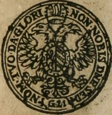 An illustration from Ordonnancie ende instructie naer de welcke voort-aen hen moeten reguleren die ghesworen wisselaers ofte collecteurs vande goude ende silvere penningen, wesende verboden, gheschroyt, te licht oft te seer versleten, ende oversulex verclaert ende ghehouden voor billoen, daer toe geoommitteert om de selve te leveren inde munten van Sijne Majesteyt, ende al daer bekeert te worden in penninghen van hunnen slaghe, 1633, leaf 247