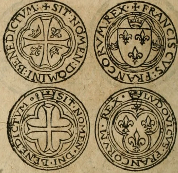 An illustration from Ordonnancie ende instructie naer de welcke voort-aen hen moeten reguleren die ghesworen wisselaers ofte collecteurs vande goude ende silvere penningen, wesende verboden, gheschroyt, te licht oft te seer versleten, ende oversulex verclaert ende ghehouden voor billoen, daer toe geoommitteert om de selve te leveren inde munten van Sijne Majesteyt, ende al daer bekeert te worden in penninghen van hunnen slaghe, 1633, leaf 267