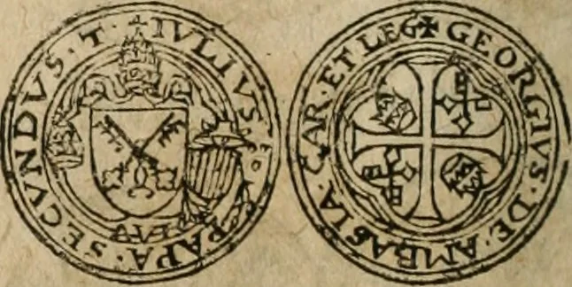 An illustration from Ordonnancie ende instructie naer de welcke voort-aen hen moeten reguleren die ghesworen wisselaers ofte collecteurs vande goude ende silvere penningen, wesende verboden, gheschroyt, te licht oft te seer versleten, ende oversulex verclaert ende ghehouden voor billoen, daer toe geoommitteert om de selve te leveren inde munten van Sijne Majesteyt, ende al daer bekeert te worden in penninghen van hunnen slaghe, 1633, leaf 267