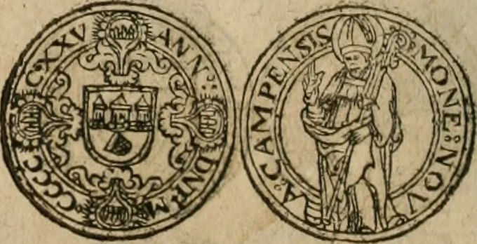 An illustration from Ordonnancie ende instructie naer de welcke voort-aen hen moeten reguleren die ghesworen wisselaers ofte collecteurs vande goude ende silvere penningen, wesende verboden, gheschroyt, te licht oft te seer versleten, ende oversulex verclaert ende ghehouden voor billoen, daer toe geoommitteert om de selve te leveren inde munten van Sijne Majesteyt, ende al daer bekeert te worden in penninghen van hunnen slaghe, 1633, leaf 269