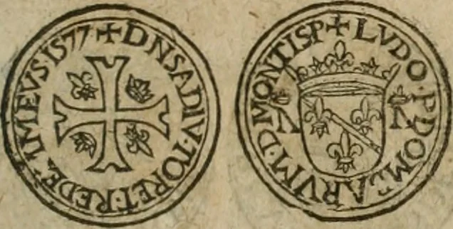 An illustration from Ordonnancie ende instructie naer de welcke voort-aen hen moeten reguleren die ghesworen wisselaers ofte collecteurs vande goude ende silvere penningen, wesende verboden, gheschroyt, te licht oft te seer versleten, ende oversulex verclaert ende ghehouden voor billoen, daer toe geoommitteert om de selve te leveren inde munten van Sijne Majesteyt, ende al daer bekeert te worden in penninghen van hunnen slaghe, 1633, leaf 276