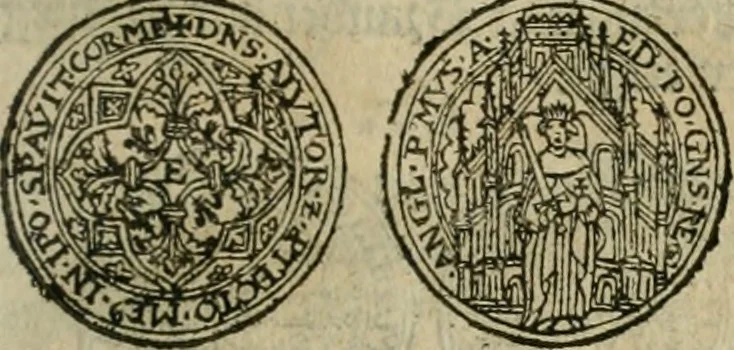 An illustration from Ordonnancie ende instructie naer de welcke voort-aen hen moeten reguleren die ghesworen wisselaers ofte collecteurs vande goude ende silvere penningen, wesende verboden, gheschroyt, te licht oft te seer versleten, ende oversulex verclaert ende ghehouden voor billoen, daer toe geoommitteert om de selve te leveren inde munten van Sijne Majesteyt, ende al daer bekeert te worden in penninghen van hunnen slaghe, 1633, leaf 46