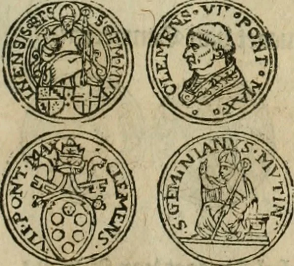 An illustration from Ordonnancie ende instructie naer de welcke voort-aen hen moeten reguleren die ghesworen wisselaers ofte collecteurs vande goude ende silvere penningen, wesende verboden, gheschroyt, te licht oft te seer versleten, ende oversulex verclaert ende ghehouden voor billoen, daer toe geoommitteert om de selve te leveren inde munten van Sijne Majesteyt, ende al daer bekeert te worden in penninghen van hunnen slaghe, 1633, leaf 58