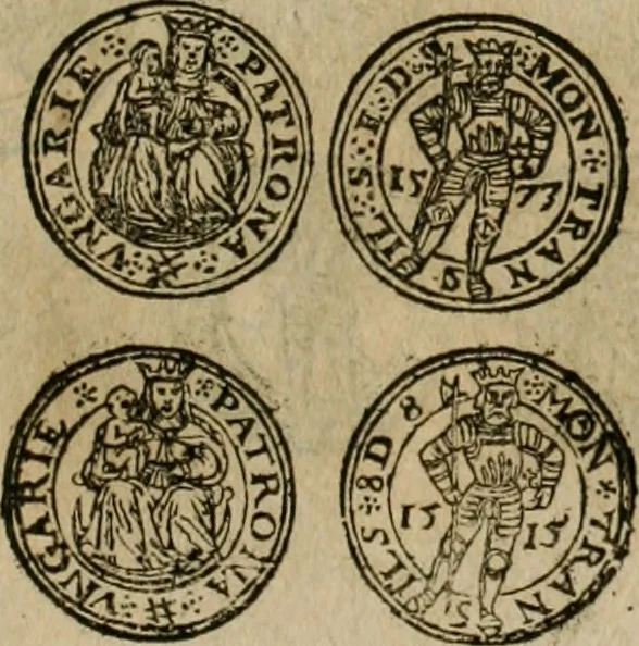 An illustration from Ordonnancie ende instructie naer de welcke voort-aen hen moeten reguleren die ghesworen wisselaers ofte collecteurs vande goude ende silvere penningen, wesende verboden, gheschroyt, te licht oft te seer versleten, ende oversulex verclaert ende ghehouden voor billoen, daer toe geoommitteert om de selve te leveren inde munten van Sijne Majesteyt, ende al daer bekeert te worden in penninghen van hunnen slaghe, 1633, leaf 64
