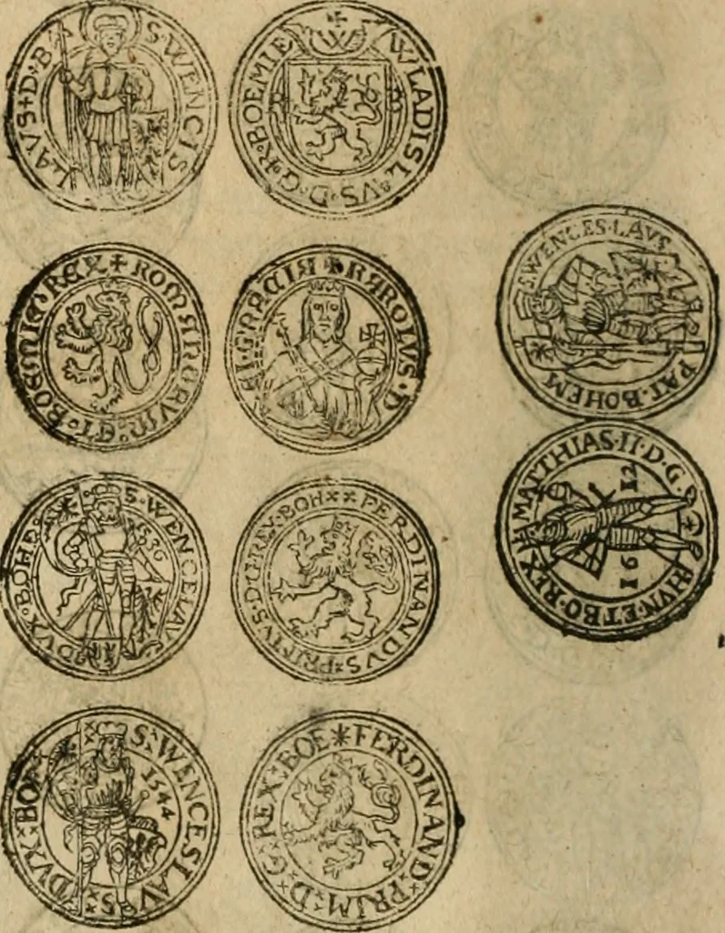 An illustration from Ordonnancie ende instructie naer de welcke voort-aen hen moeten reguleren die ghesworen wisselaers ofte collecteurs vande goude ende silvere penningen, wesende verboden, gheschroyt, te licht oft te seer versleten, ende oversulex verclaert ende ghehouden voor billoen, daer toe geoommitteert om de selve te leveren inde munten van Sijne Majesteyt, ende al daer bekeert te worden in penninghen van hunnen slaghe, 1633, leaf 65