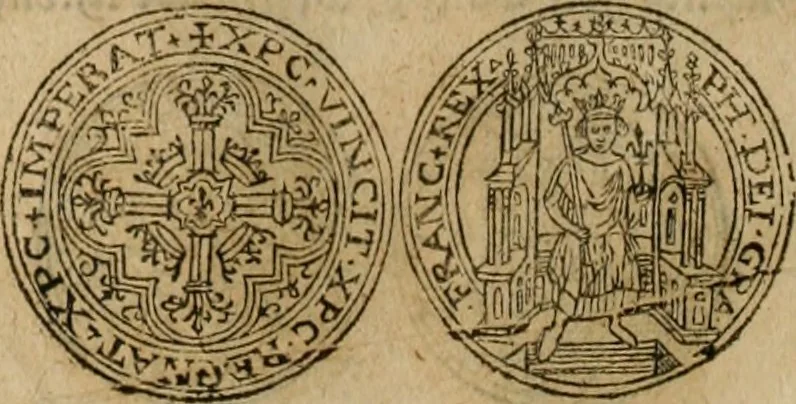 An illustration from Ordonnancie ende instructie naer de welcke voort-aen hen moeten reguleren die ghesworen wisselaers ofte collecteurs vande goude ende silvere penningen, wesende verboden, gheschroyt, te licht oft te seer versleten, ende oversulex verclaert ende ghehouden voor billoen, daer toe geoommitteert om de selve te leveren inde munten van Sijne Majesteyt, ende al daer bekeert te worden in penninghen van hunnen slaghe, 1633, leaf 77