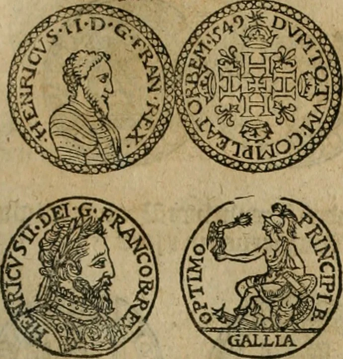 An illustration from Ordonnancie ende instructie naer de welcke voort-aen hen moeten reguleren die ghesworen wisselaers ofte collecteurs vande goude ende silvere penningen, wesende verboden, gheschroyt, te licht oft te seer versleten, ende oversulex verclaert ende ghehouden voor billoen, daer toe geoommitteert om de selve te leveren inde munten van Sijne Majesteyt, ende al daer bekeert te worden in penninghen van hunnen slaghe, 1633, leaf 78