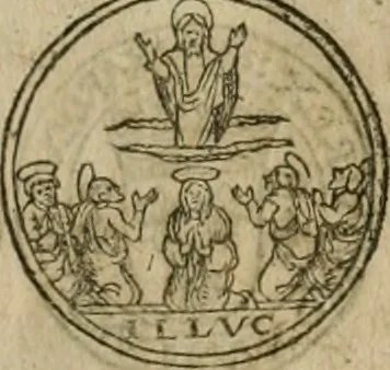 An illustration from Ordonnancie ende instructie naer de welcke voort-aen hen moeten reguleren die ghesworen wisselaers ofte collecteurs vande goude ende silvere penningen, wesende verboden, gheschroyt, te licht oft te seer versleten, ende oversulex verclaert ende ghehouden voor billoen, daer toe geoommitteert om de selve te leveren inde munten van Sijne Majesteyt, ende al daer bekeert te worden in penninghen van hunnen slaghe, 1633, leaf 80