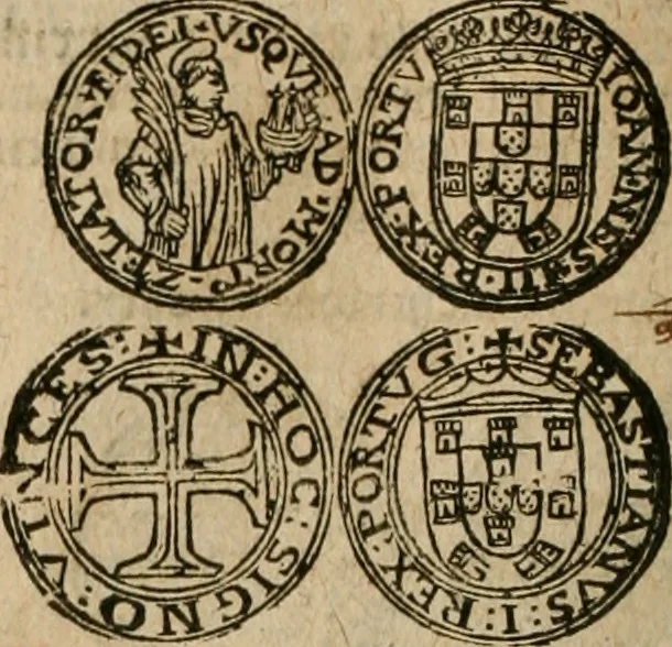 An illustration from Ordonnancie ende instructie naer de welcke voort-aen hen moeten reguleren die ghesworen wisselaers ofte collecteurs vande goude ende silvere penningen, wesende verboden, gheschroyt, te licht oft te seer versleten, ende oversulex verclaert ende ghehouden voor billoen, daer toe geoommitteert om de selve te leveren inde munten van Sijne Majesteyt, ende al daer bekeert te worden in penninghen van hunnen slaghe, 1633, leaf 85