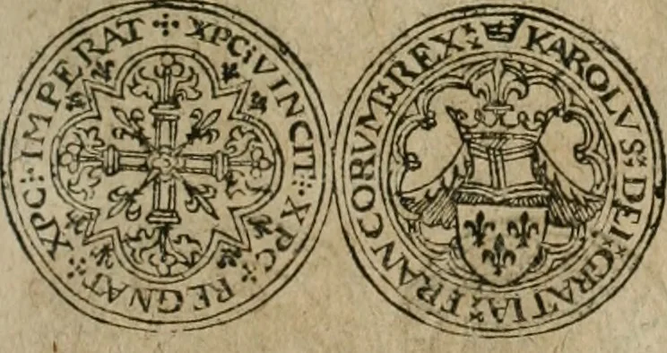 An illustration from Ordonnancie ende instructie naer de welcke voort-aen hen moeten reguleren die ghesworen wisselaers ofte collecteurs vande goude ende silvere penningen, wesende verboden, gheschroyt, te licht oft te seer versleten, ende oversulex verclaert ende ghehouden voor billoen, daer toe geoommitteert om de selve te leveren inde munten van Sijne Majesteyt, ende al daer bekeert te worden in penninghen van hunnen slaghe, 1633, leaf 88