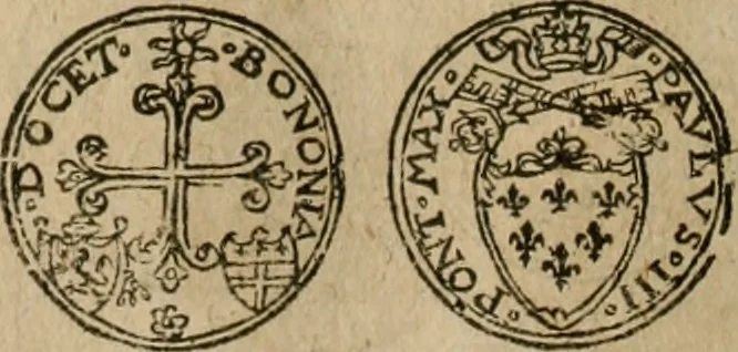 An illustration from Ordonnancie ende instructie naer de welcke voort-aen hen moeten reguleren die ghesworen wisselaers ofte collecteurs vande goude ende silvere penningen, wesende verboden, gheschroyt, te licht oft te seer versleten, ende oversulex verclaert ende ghehouden voor billoen, daer toe geoommitteert om de selve te leveren inde munten van Sijne Majesteyt, ende al daer bekeert te worden in penninghen van hunnen slaghe, 1633, leaf 93