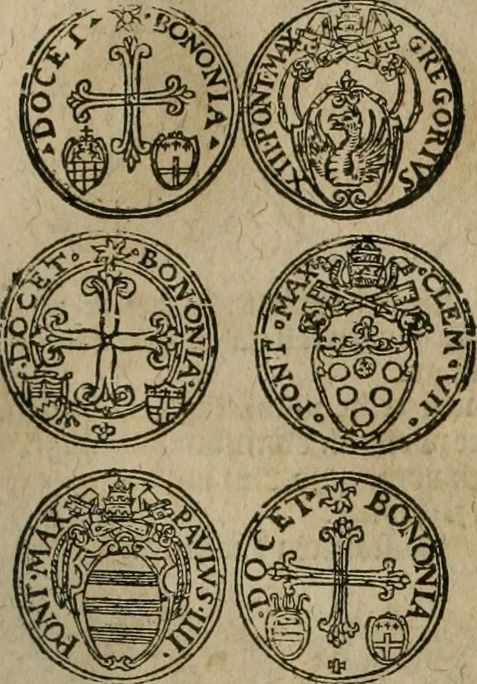 An illustration from Ordonnancie ende instructie naer de welcke voort-aen hen moeten reguleren die ghesworen wisselaers ofte collecteurs vande goude ende silvere penningen, wesende verboden, gheschroyt, te licht oft te seer versleten, ende oversulex verclaert ende ghehouden voor billoen, daer toe geoommitteert om de selve te leveren inde munten van Sijne Majesteyt, ende al daer bekeert te worden in penninghen van hunnen slaghe, 1633, leaf 94