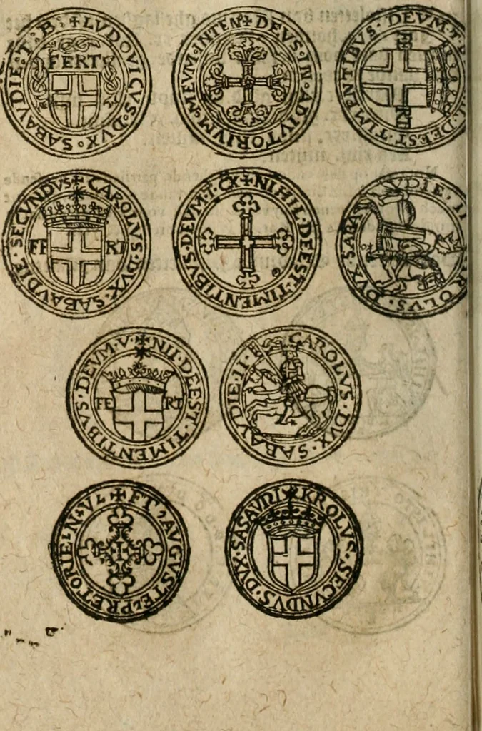 An illustration from Ordonnancie ende instructie naer de welcke voort-aen hen moeten reguleren die ghesworen wisselaers ofte collecteurs vande goude ende silvere penningen, wesende verboden, gheschroyt, te licht oft te seer versleten, ende oversulex verclaert ende ghehouden voor billoen, daer toe geoommitteert om de selve te leveren inde munten van Sijne Majesteyt, ende al daer bekeert te worden in penninghen van hunnen slaghe, 1633, leaf 99