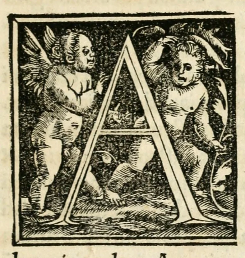 An illustration from Ori Apollinis niliaci Hieroglyphica, 1518, leaf 13