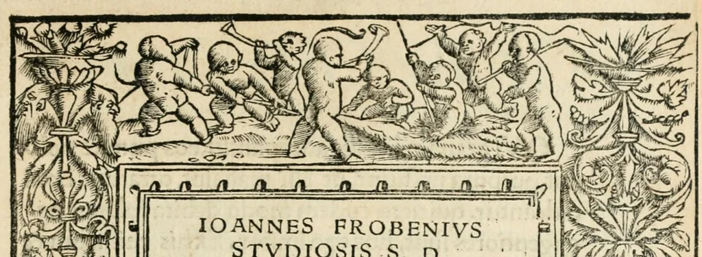 An illustration from Ori Apollinis niliaci Hieroglyphica, 1518, leaf 9