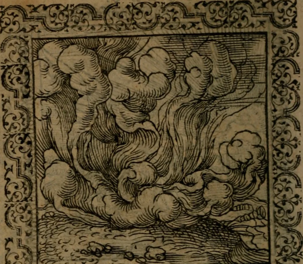 An illustration from Ori Apollinis Niliaci, De sacris Aegyptiorum notis, Aegyptiacè expressis : libri duo, iconibus illustrati, & aucti : nunc primùm in latinum ac gallicum sermonem conversi, 1574, leaf 117