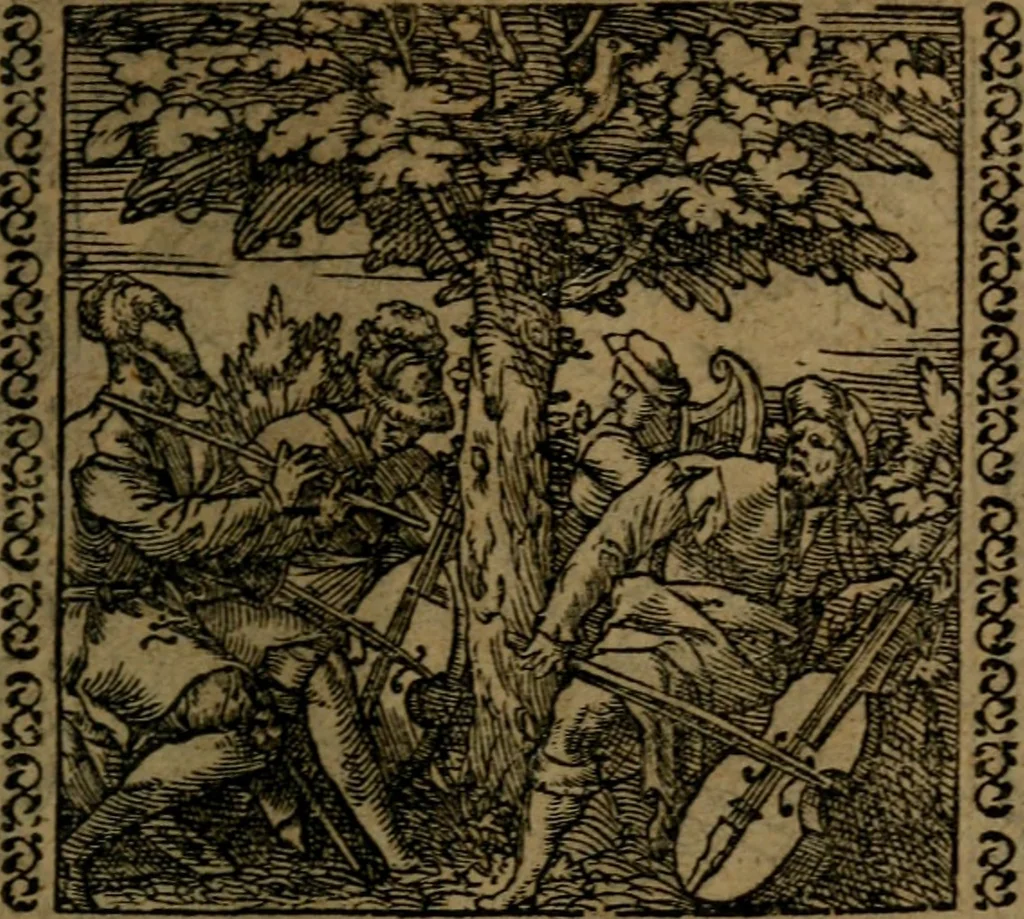 An illustration from Ori Apollinis Niliaci, De sacris Aegyptiorum notis, Aegyptiacè expressis : libri duo, iconibus illustrati, & aucti : nunc primùm in latinum ac gallicum sermonem conversi, 1574, leaf 152